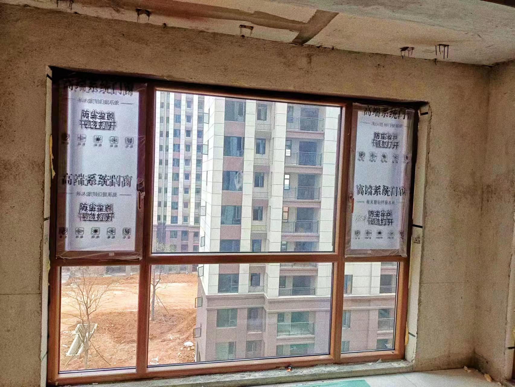 客户家窗户完工！